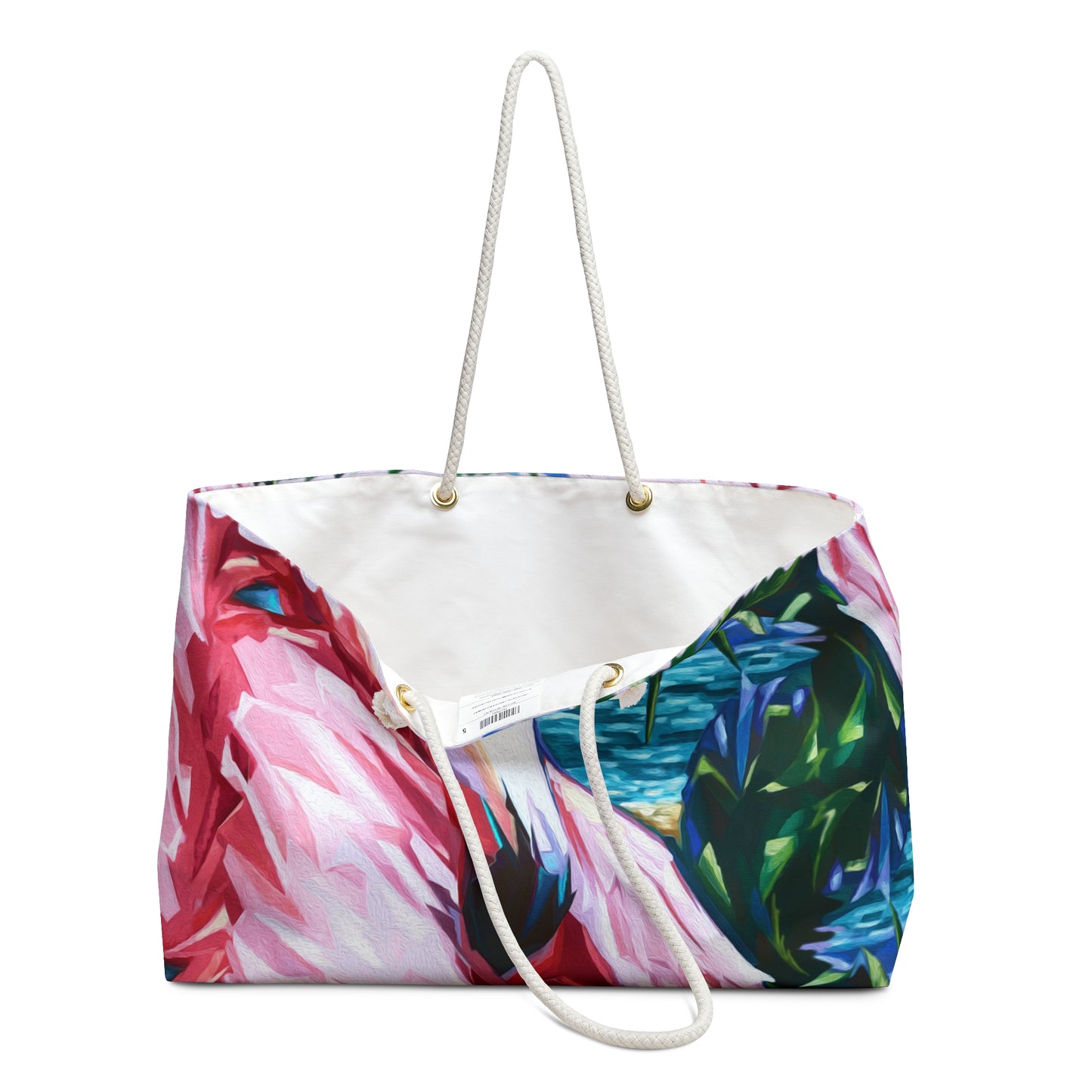 Painted Flamingo Weekender Bag from Talula Land