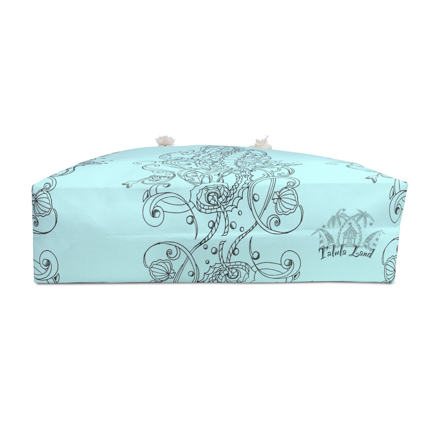 Sea Horses on Aqua Weekender Bag from Talula Land