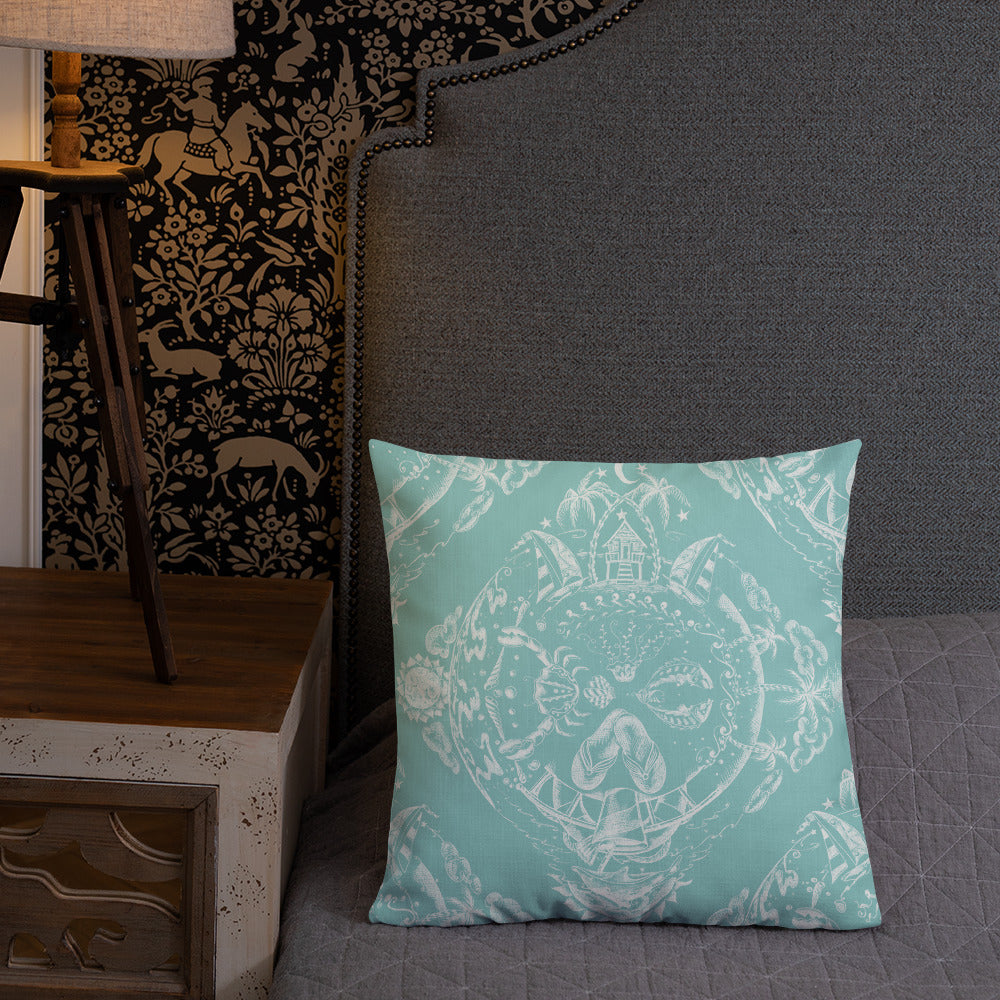 Tropical kaleidoscope Premium Pillow