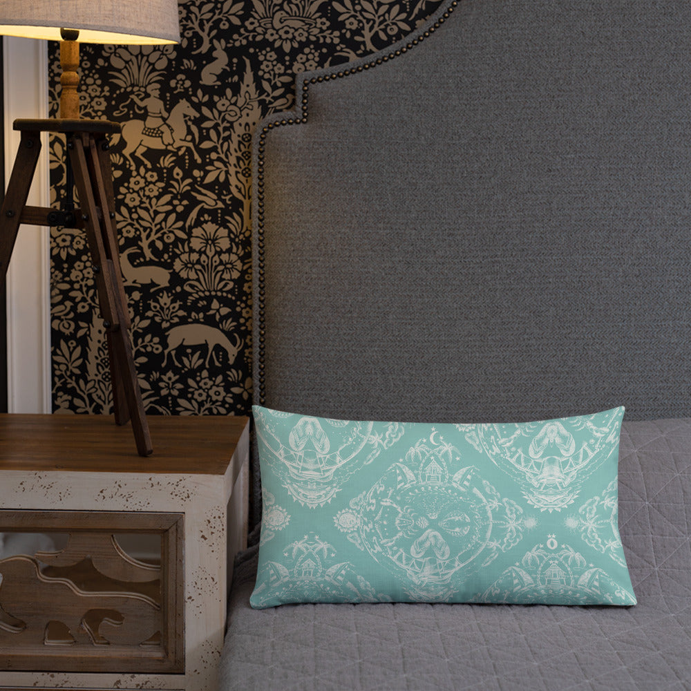 Tropical kaleidoscope Premium Pillow