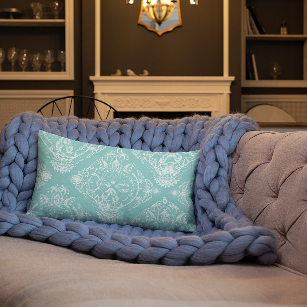 Tropical kaleidoscope Premium Pillow