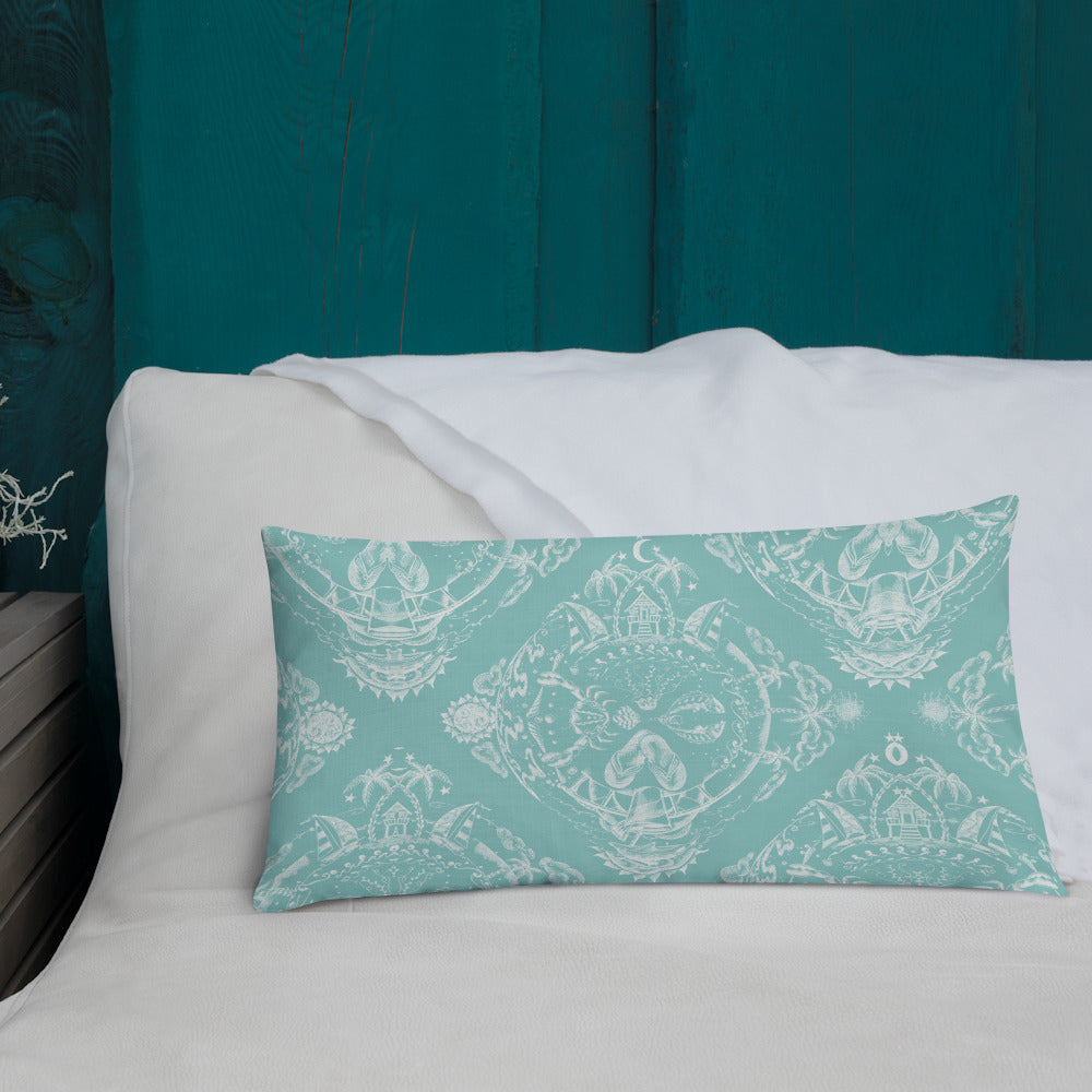 Tropical kaleidoscope Premium Pillow