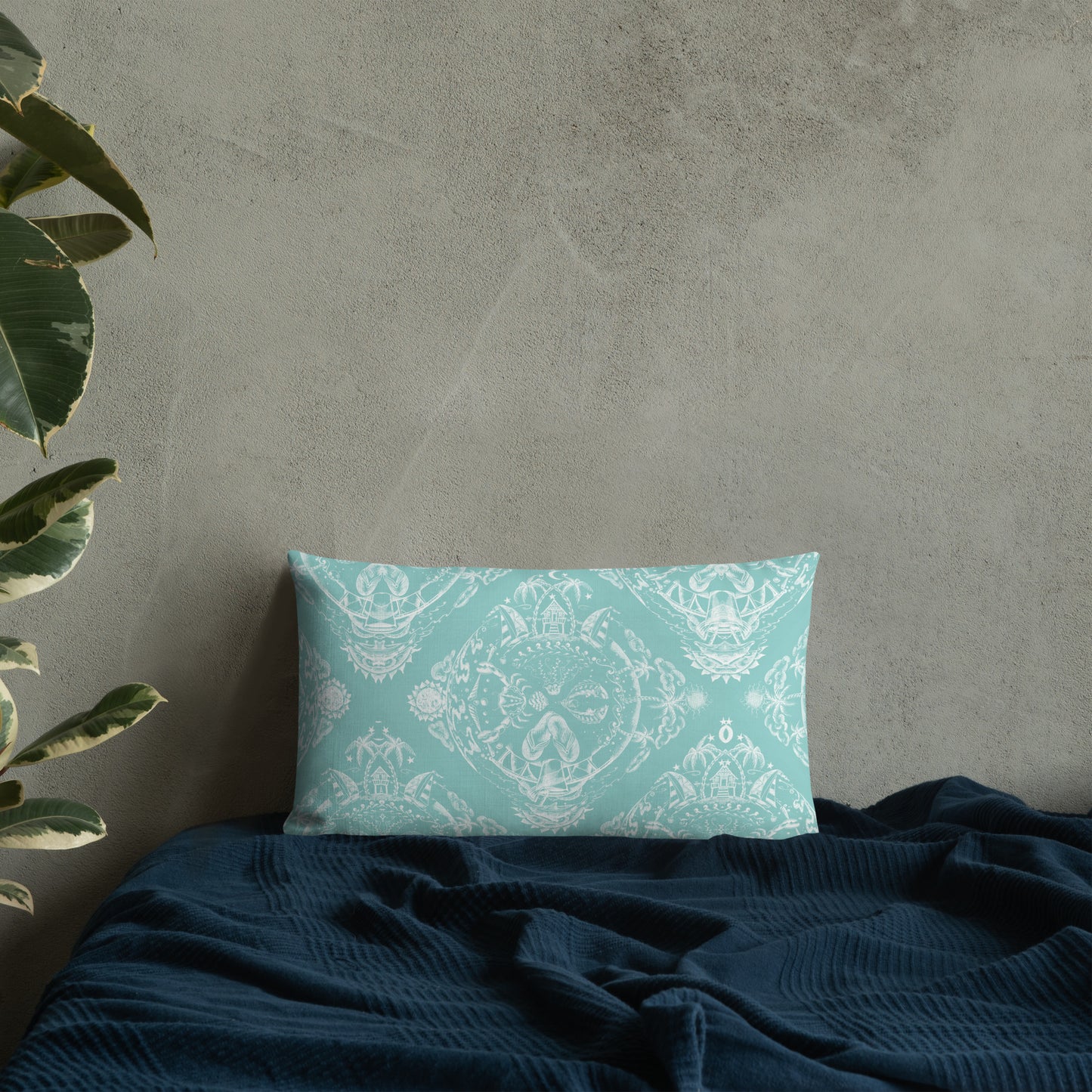 Tropical kaleidoscope Premium Pillow