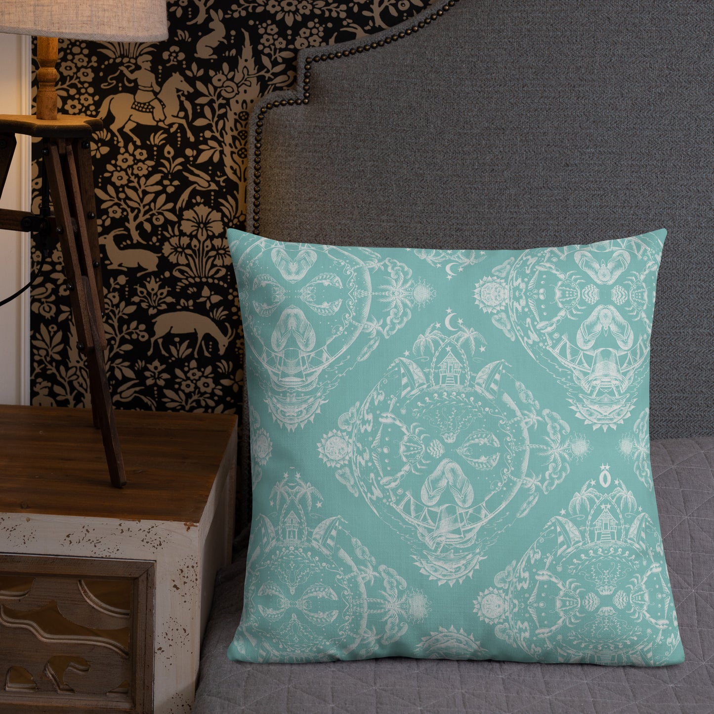 Tropical kaleidoscope Premium Pillow