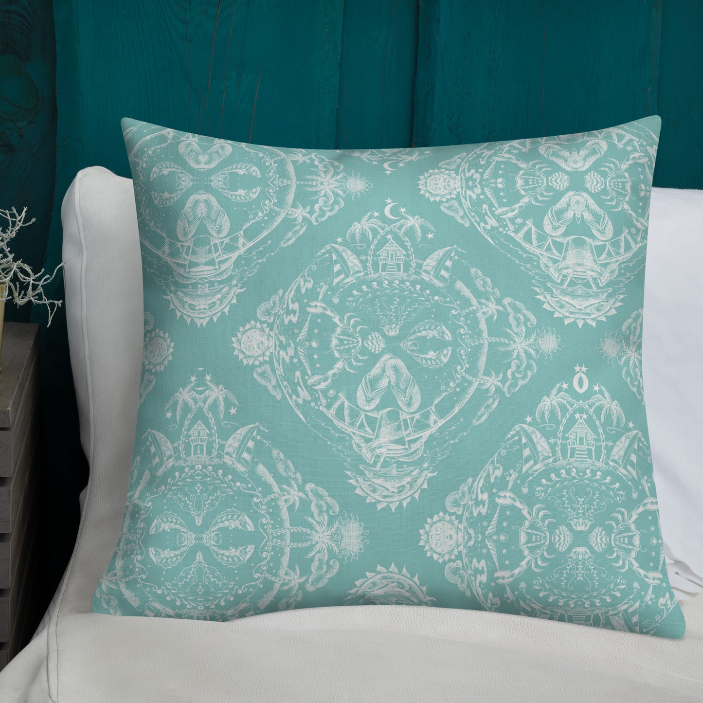 Tropical kaleidoscope Premium Pillow