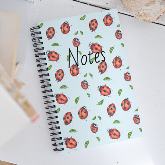 Lady Bug Spiral notebook from Talula Land