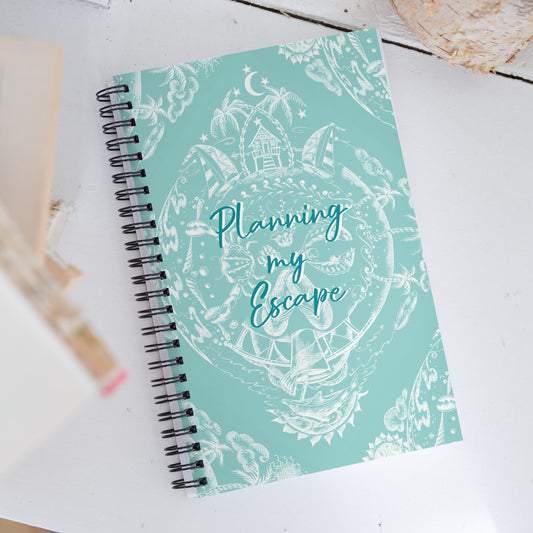 Tropical Kalwidoscope Spiral notebook from Talula Land