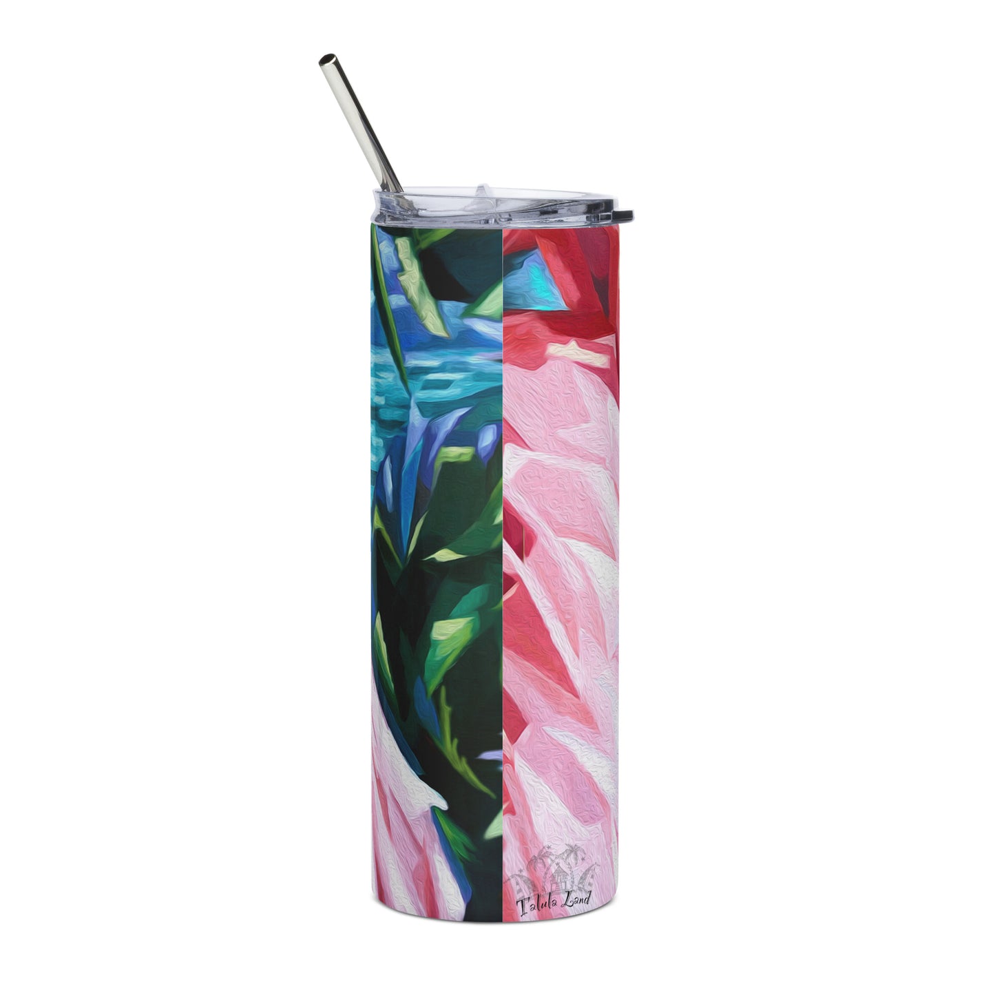 Painted Falmingo Stainless steel tumbler from Talula Land