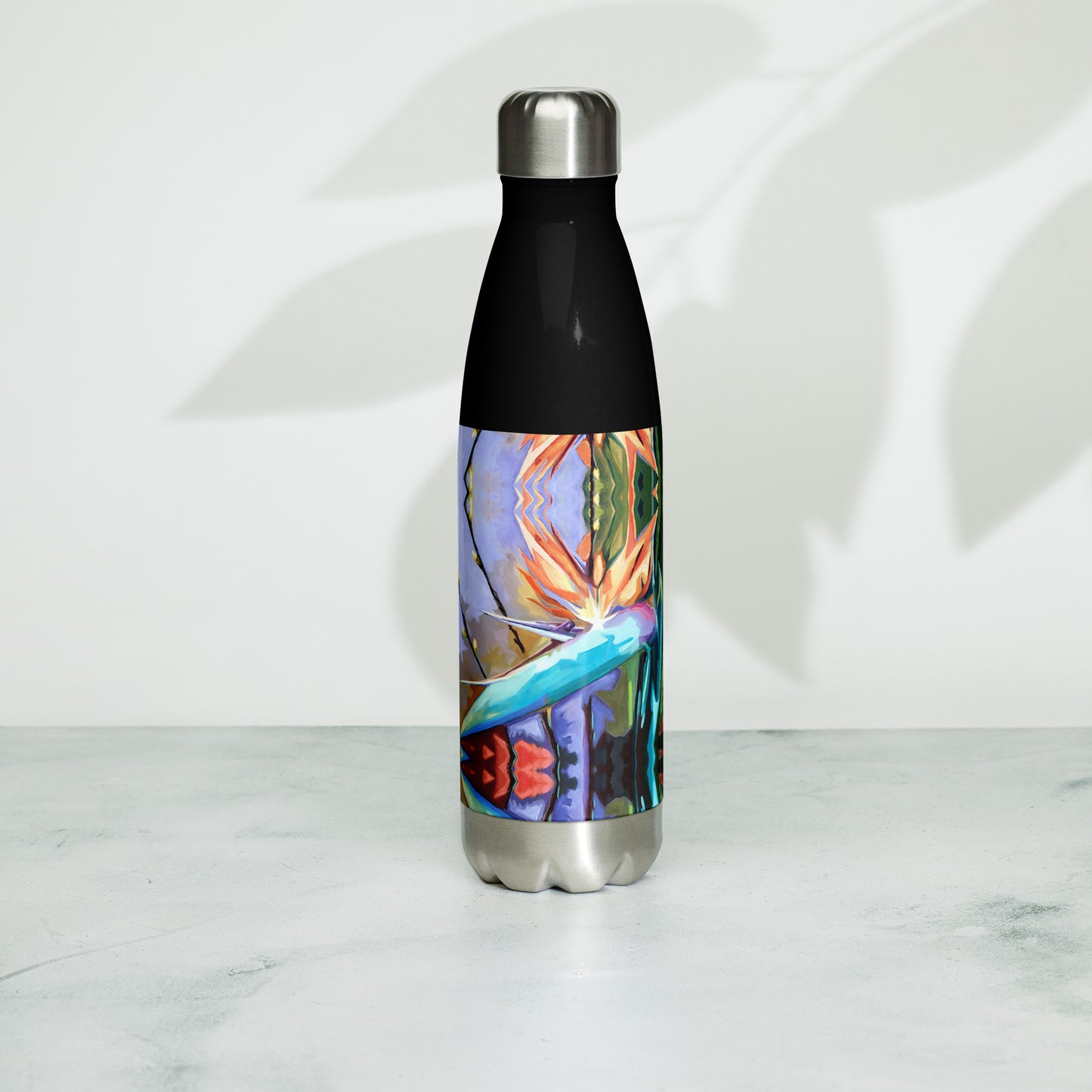 Bird of Paradise Stainless Steel Water Bottle by Talula Land