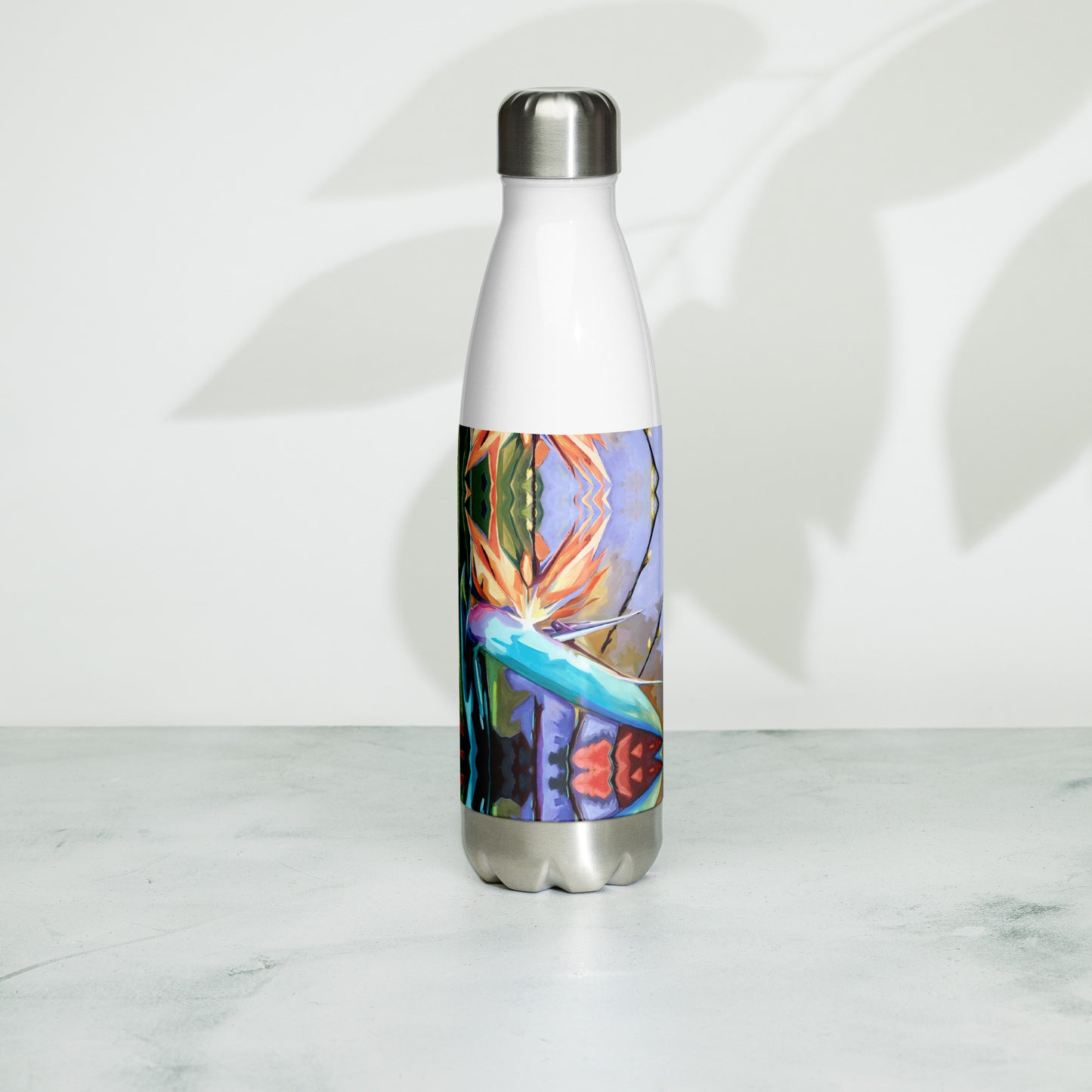 Bird of Paradise Stainless Steel Water Bottle by Talula Land