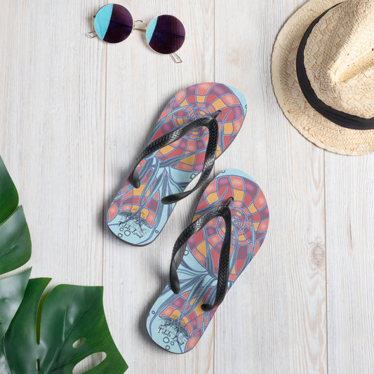 Nautilus Shell Flip-Flops from Talula Land