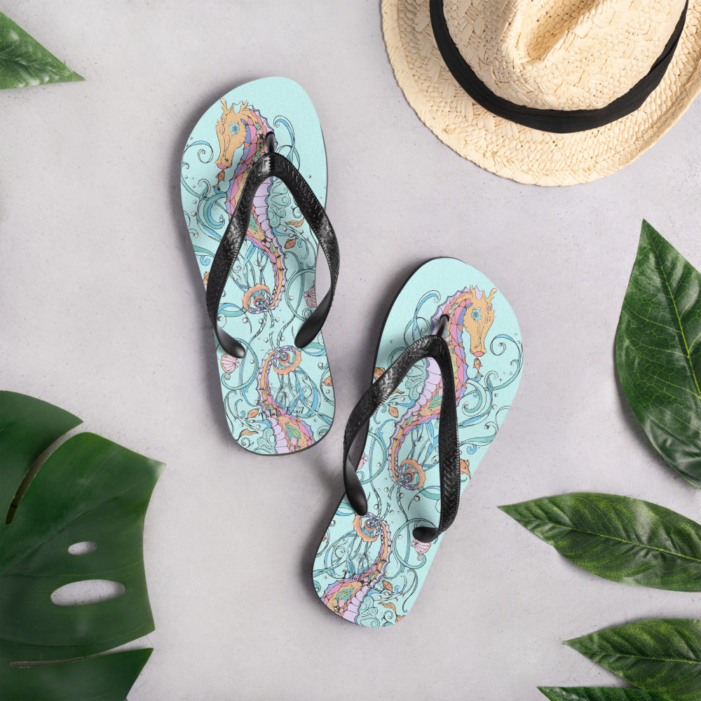 Sea Horse Flip-Flops from Talula Land