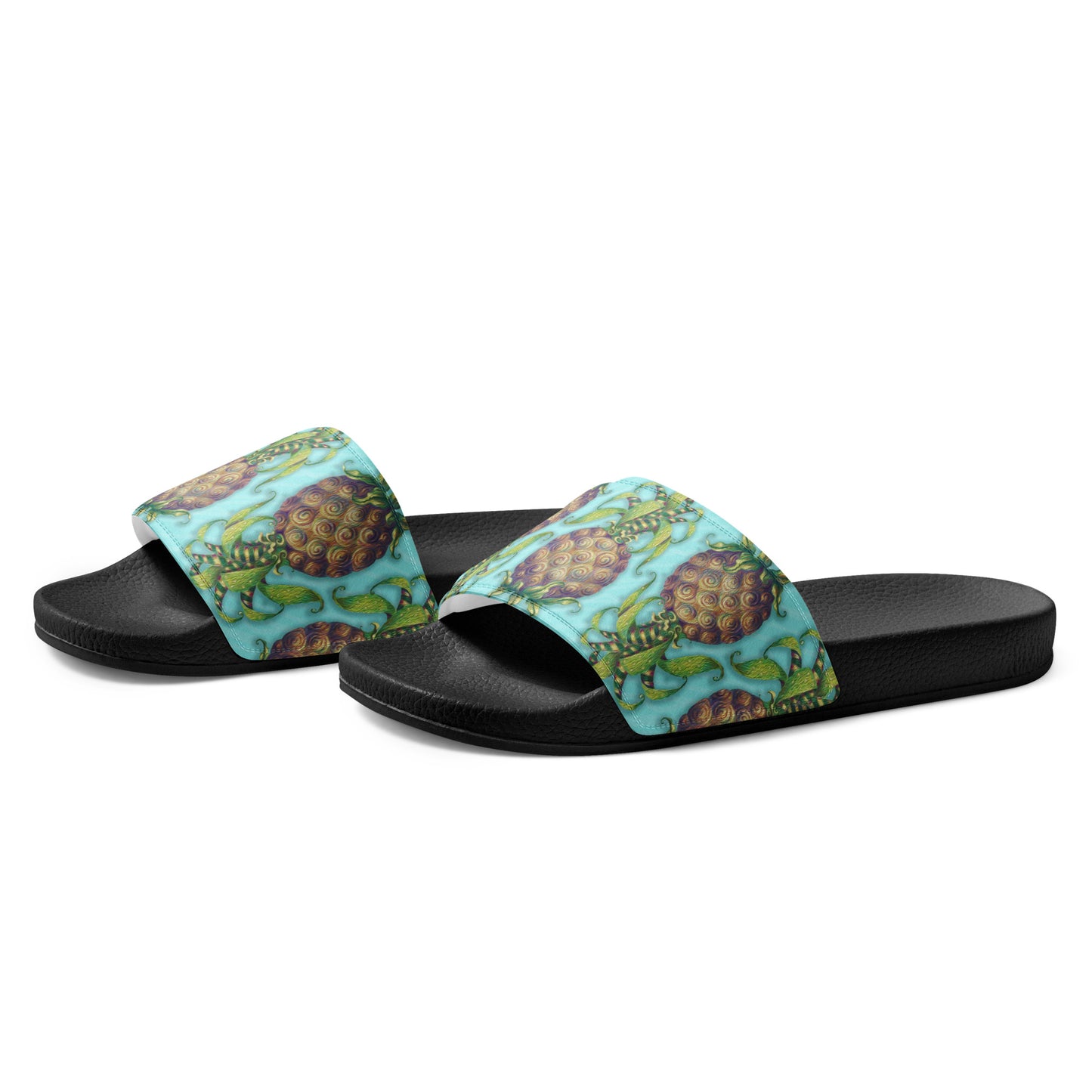 Painted Pineapple Women's slides from Talula Land