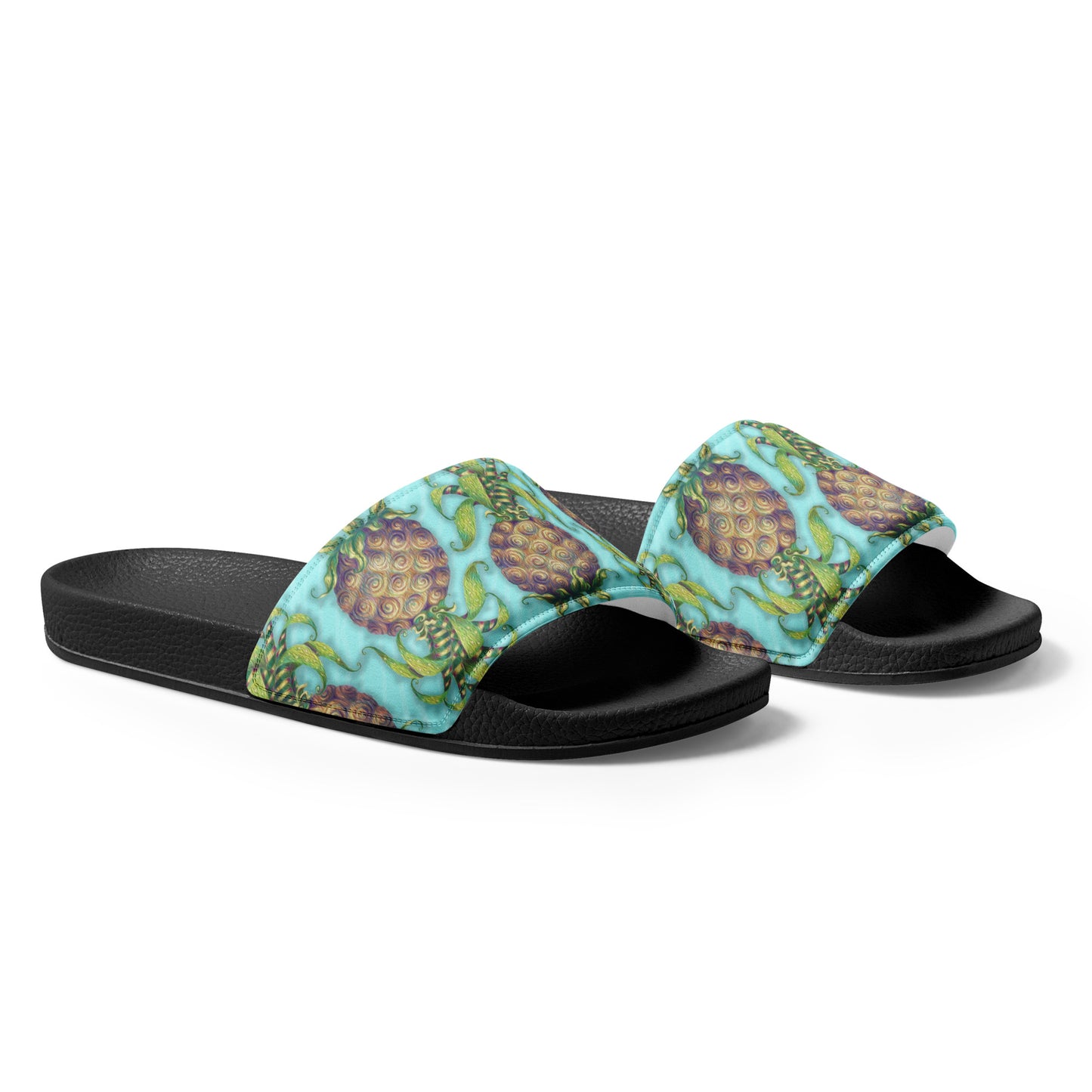 Painted Pineapple Women's slides from Talula Land