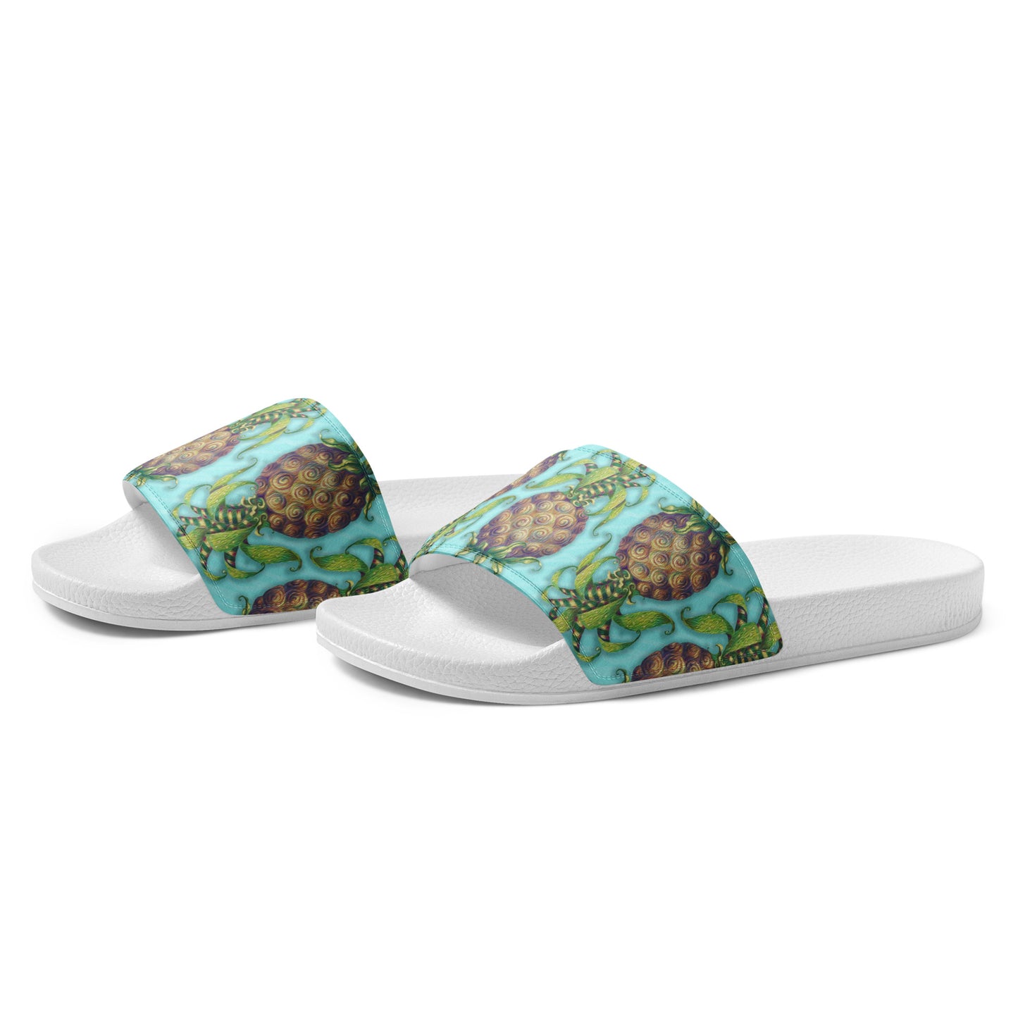 Painted Pineapple Women's slides from Talula Land