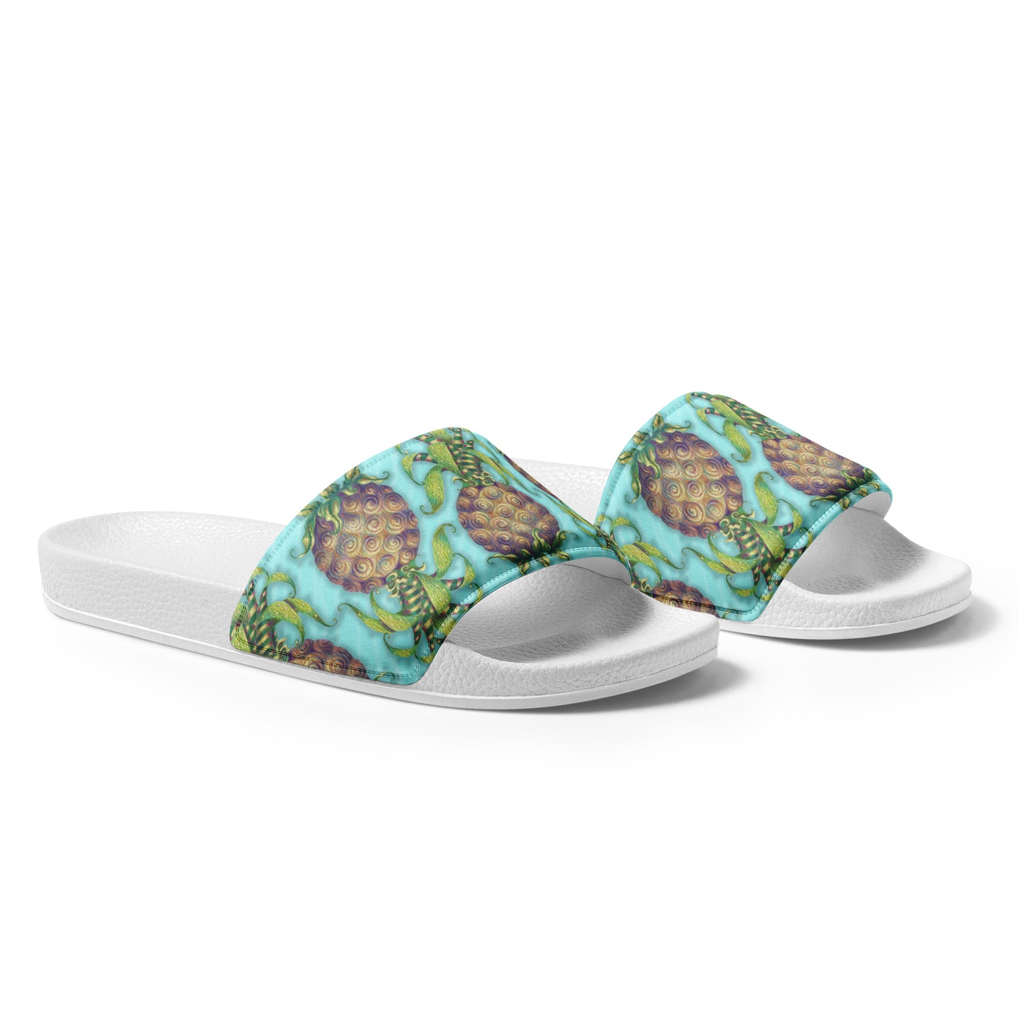 Painted Pineapple Women's slides from Talula Land
