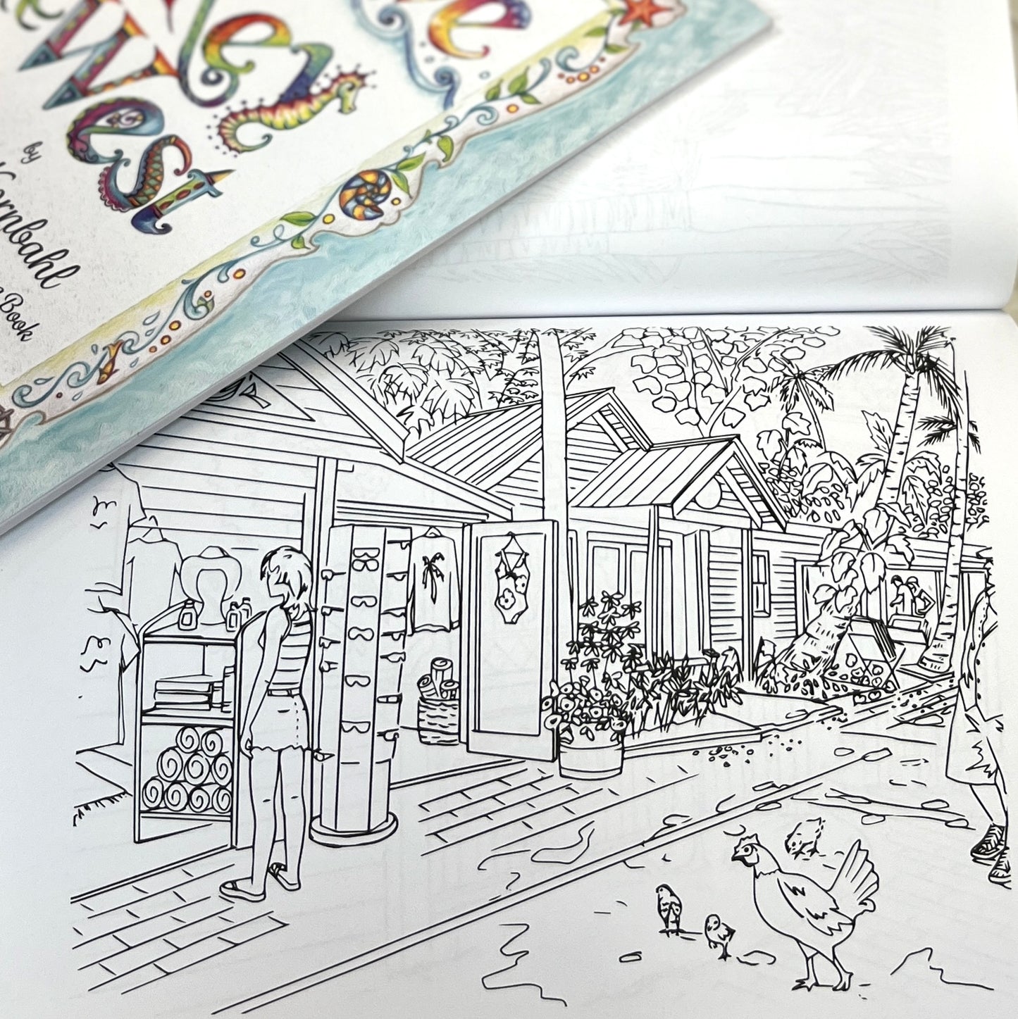 Love Key West coloring book from Talula Land