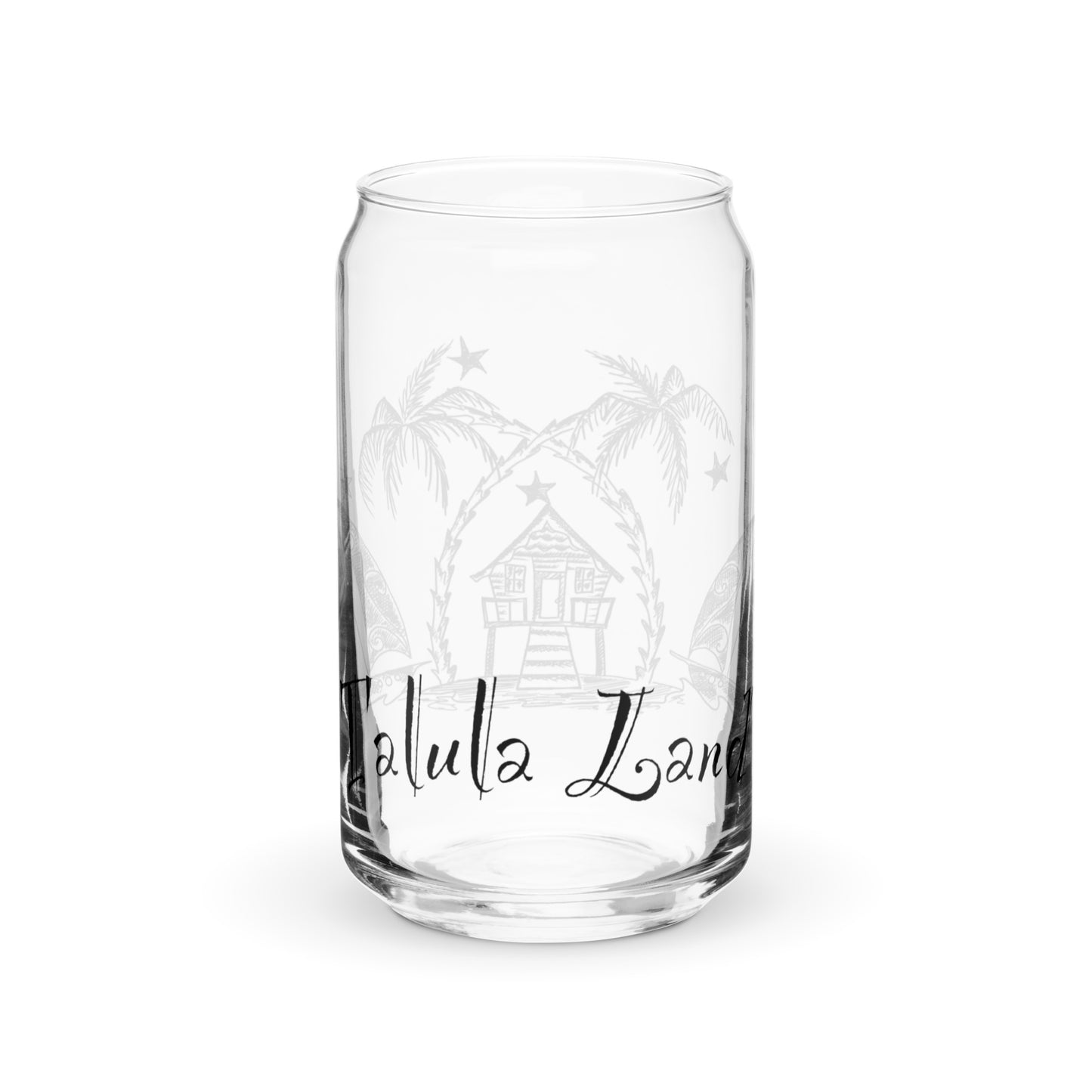 Talula Land Beach Bungalow Can-shaped glass
