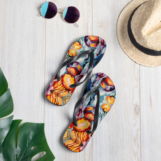 Painted Jellyfish Flip-Flops from Talula Land