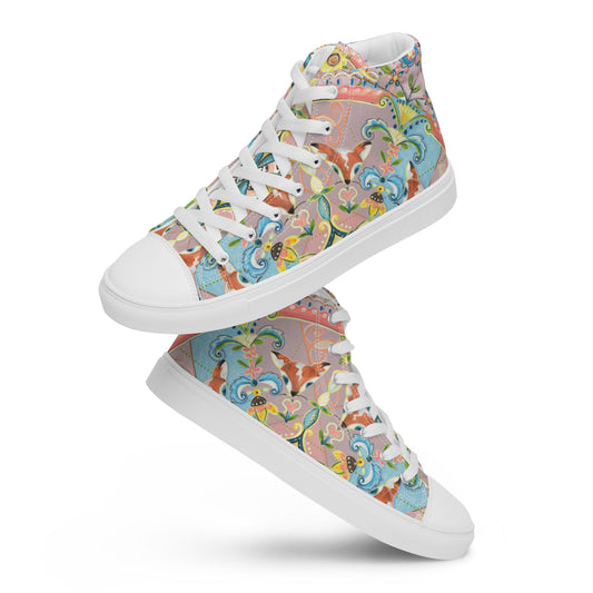 Little Foxes Women’s high top canvas shoes from Talula Land