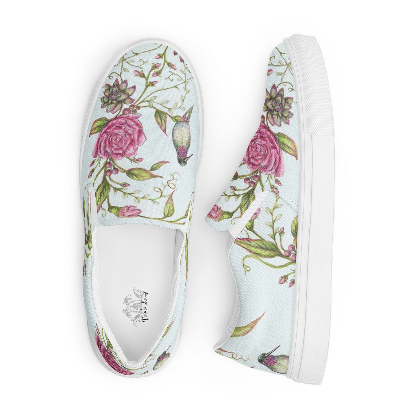 Humming Bird Women’s slip-on canvas shoes from Talula Land