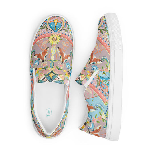 Little Foxes Women’s slip-on canvas shoes from Talula Land