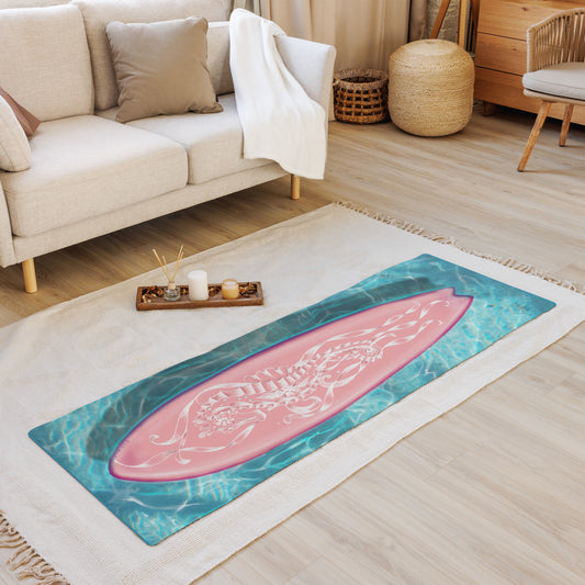 Pink Sea Horse Yoga mat from Talula Land